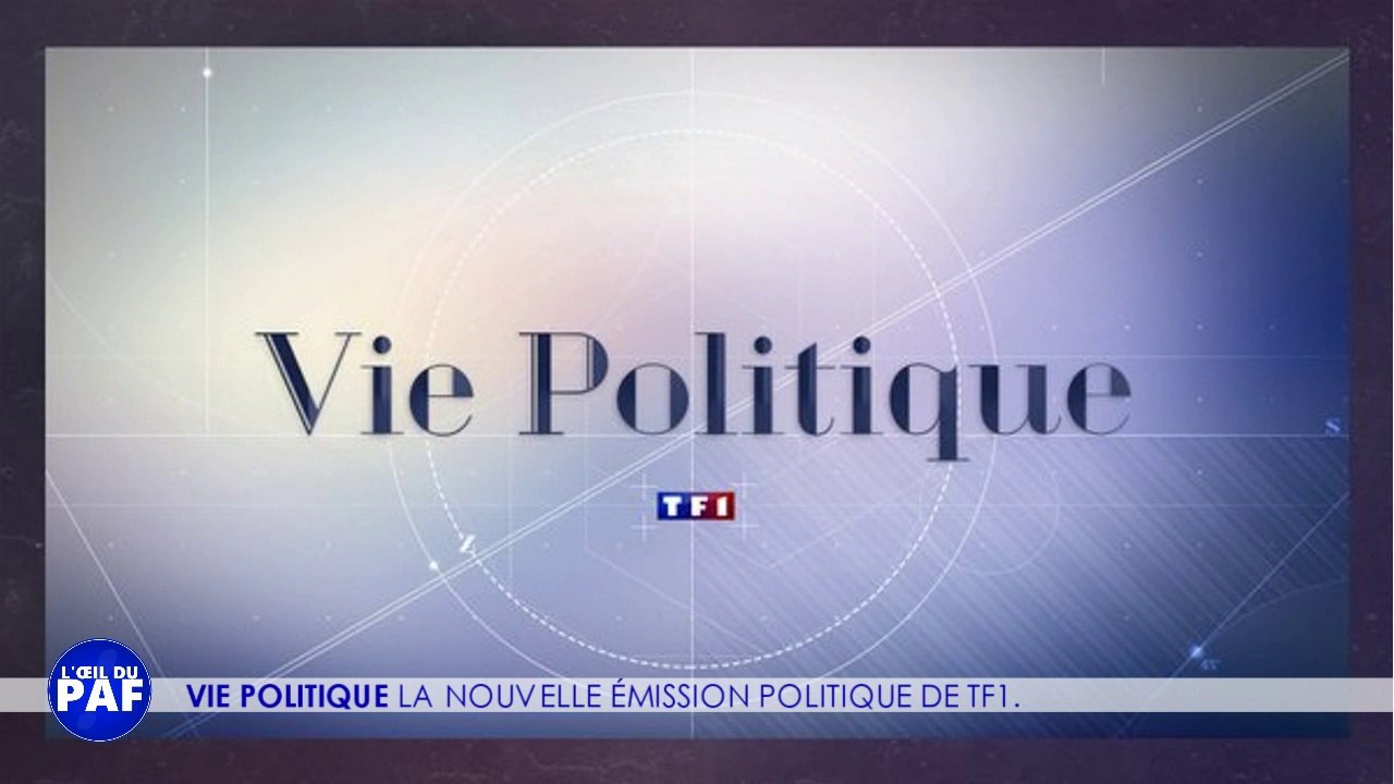 VIE POLITIQUE AVEC GILLES BOULEAU SUR TF1 - L'ŒIL DU PAF