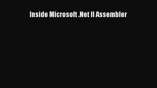 [PDF] Inside Microsoft .Net Il Assembler [Download] Full Ebook