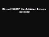 [PDF] Microsoft® ADO.NET (Core Reference) (Developer Reference) [Download] Full Ebook