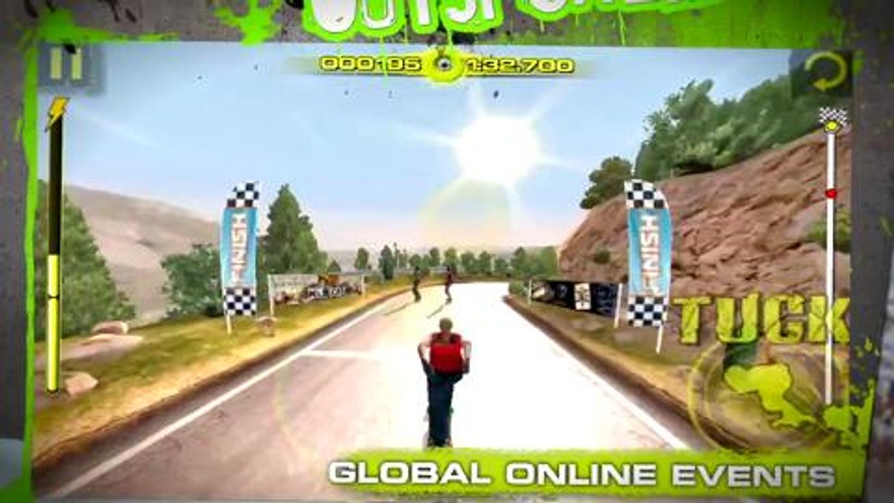 Downhill Xtreme: Abfahrts-Rennen mit extremer Geschwindigkeit