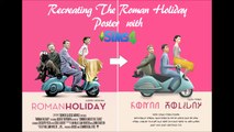 SIMS 4: Making Sims Art : Recreating the Roman Holiday Poster