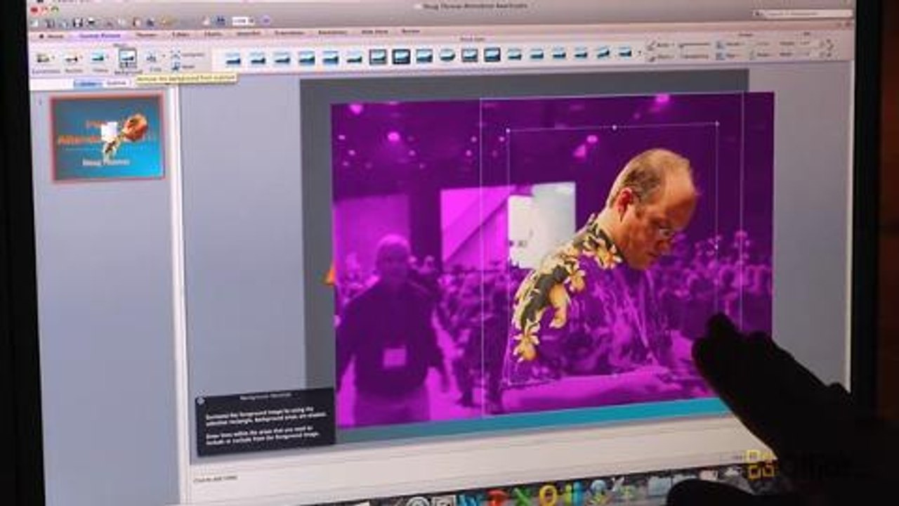 CES - Microsoft Office for Mac 2011 - PowerPoint How to remove image background