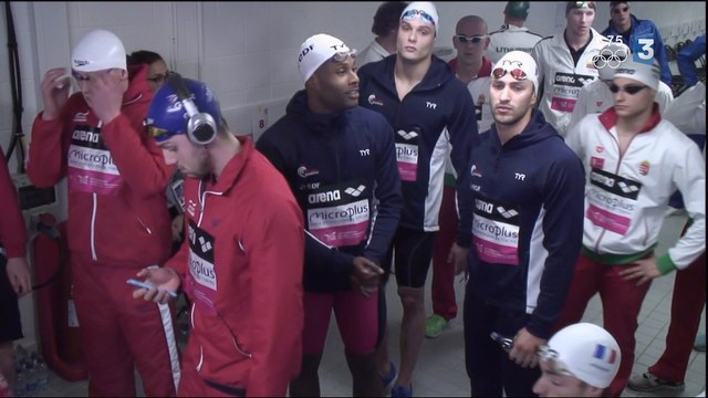 finale 4x100m 4 nages H - ChE 2016 natation (Stasiulis, Perez-Dortona, Metella, Manaudou)