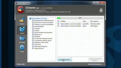 CCleaner - prezentacja możliwości