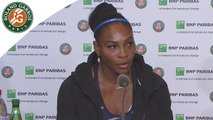 Roland-Garros 2016 - Conférence de presse S. Williams / 1 Tour