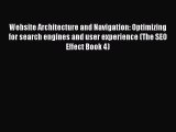 [PDF] Website Architecture and Navigation: Optimizing for search engines and user experience