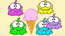 Om Nom Finger Family Cut the Rope ice cream and Peppa Pig spider  George Crying new episode 2016