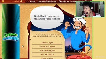Él LO SABE TODO !! - Akinator- El genio de la web #2
