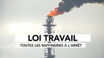 Loi Travail : les raffineries à l'arrêt - Le 24/05/2016 à 21h00