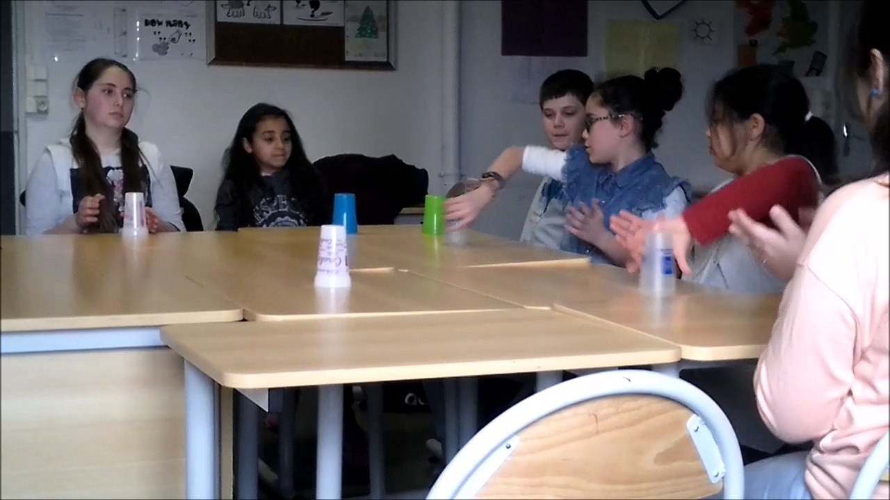 Atelier Cup song du collège Albert Samain de Roubaix