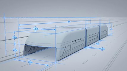 China presenta un sorprendente autobús que evitará los atascos