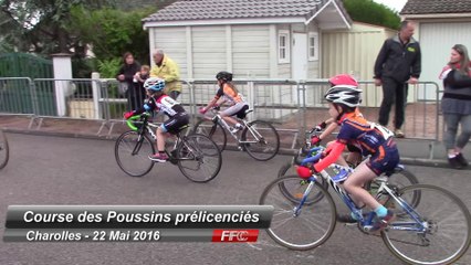 Course des poussins-prélicenciés Charolles 22 mai 2016