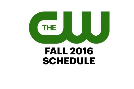 CW Fall 2016 TV Schedule Revealed