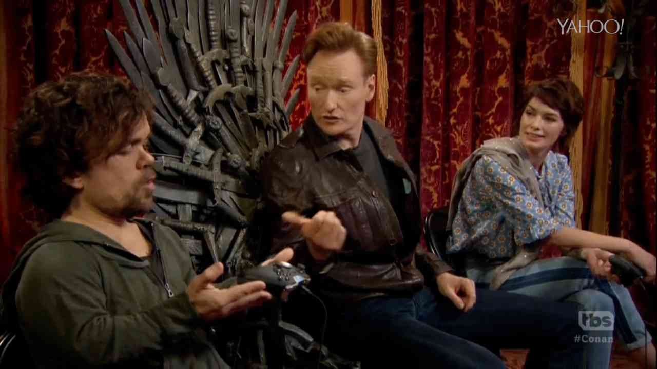 Dinklage and Lena Headey Game with Conan