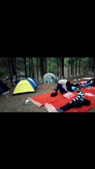 KW Bikers at camping site samahni valley AJK
