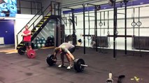 Steve 65kg Squat Snatch CrossFit Oly lifting class
