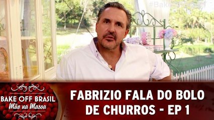 Fabrizio fala do Bolo de Churros
