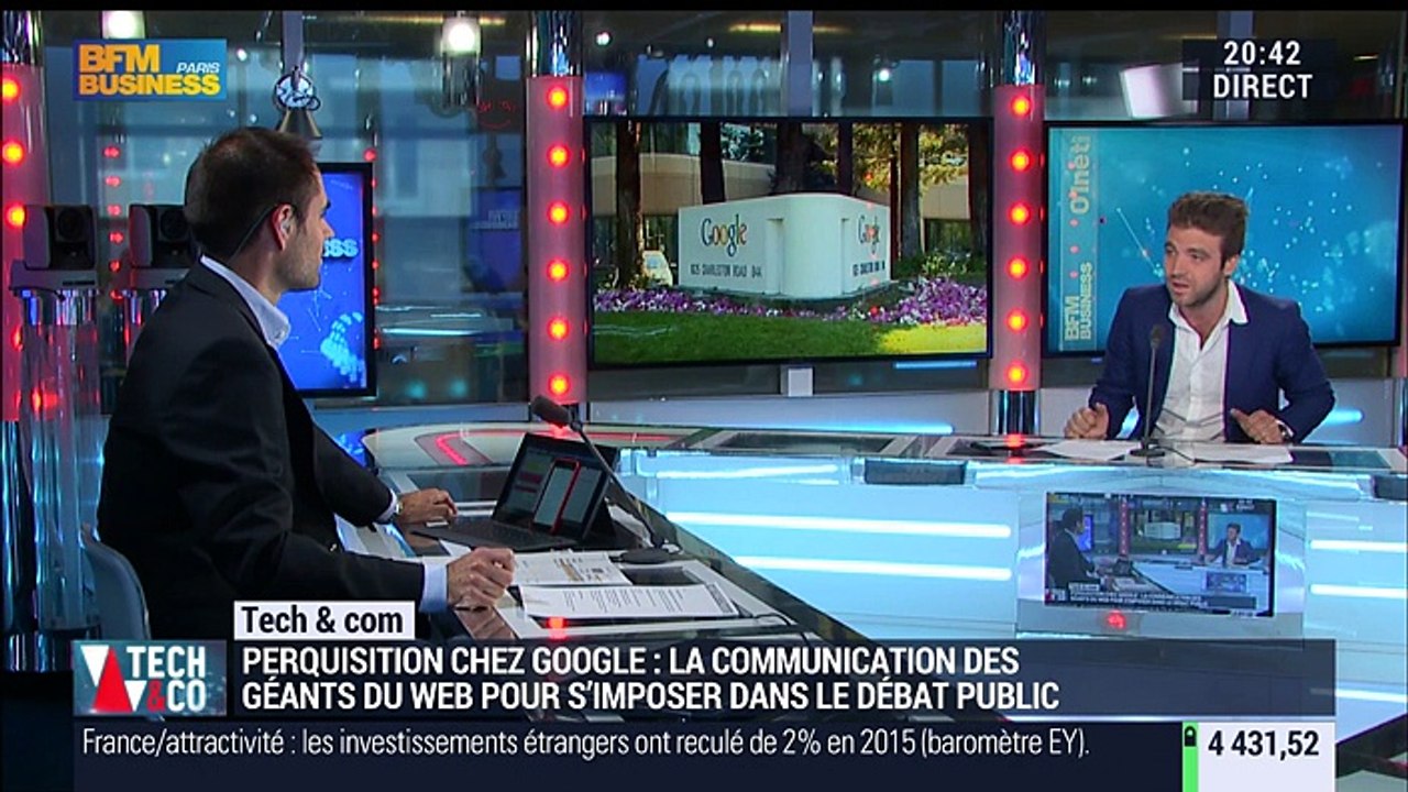 Tech & Com: Une vaste perquisition a été menée dans les locaux de Google à Paris - 24/05