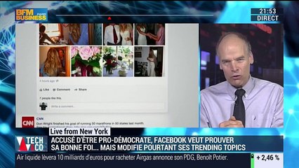 Live From New York: Accusé d'être pro-démocrate, Facebook veut prouver sa bonne foi - 24/05