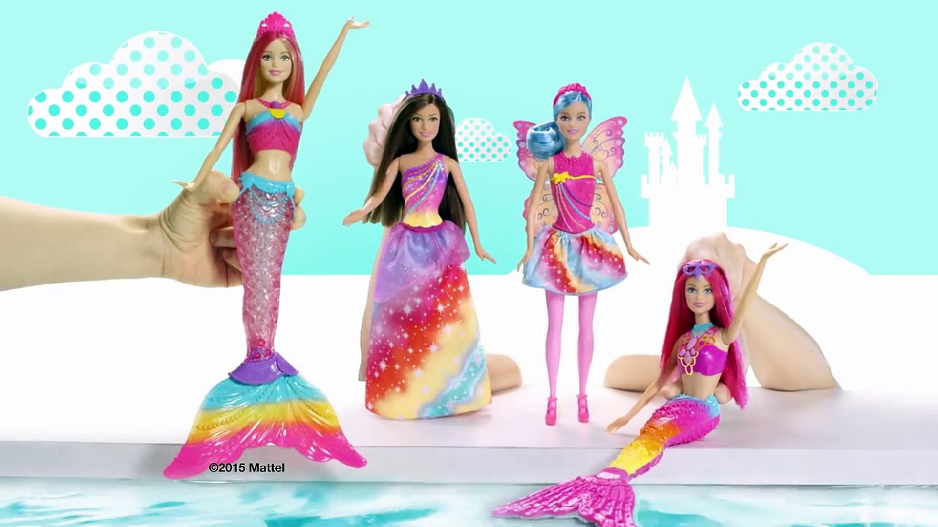rainbow barbie mermaid