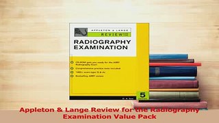 Download  Appleton  Lange Review for the Radiography Examination Value Pack Ebook Online