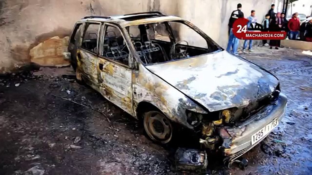 ‫حريق يلتهم سيارتين داخل مرأب بالحي الحسني بالبيضاء‬‎