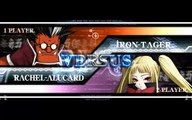 Random Ranked Match in BlazBlue: Calamity Trigger (Iron Tager vs Rachel Alucard)