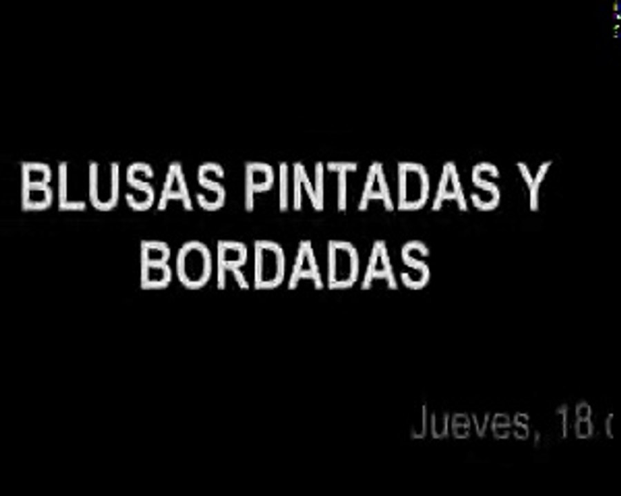 LINDAS BLUSAS BORDADAS #25