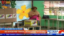 Rectora Sandra Oblitas afirma que aún no hay fecha para recolección del 20% de firmas para revocatorio