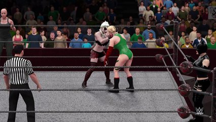 WWE 2K16 cammy/ripley v suicide blondes