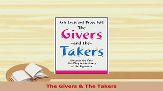 Read  The Givers  The Takers Ebook Free