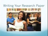 Writing Your Research Paper, Part V: Documenting Your Research Paper