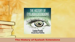 Download  The History of Eyelash Extensions PDF Free