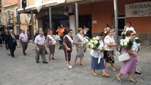 traslado a la plaza de España conmemoración del 25 aniversario de su coronación