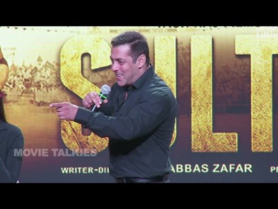Salman Khan Makes FUN Of Reporter At Sultan Trailer Launch