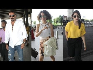 Airport Spotting 20 May 2016 | Sanjay Dutt, Kangana Ranaut, Huma Qureshi