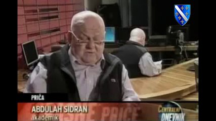 Akademik Abdulah Sidran - Opasne priče o udarima na bosanski jezik