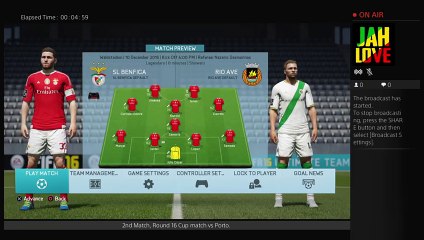 Mociòn's Live PS4 Broadcast - Portugal Liga NOS Career Mode - SL Benfica. x3 Games (17)