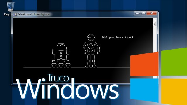 Cómo ver Star Wars Episodio IV en línea de comandos de Windows en formato ASCII