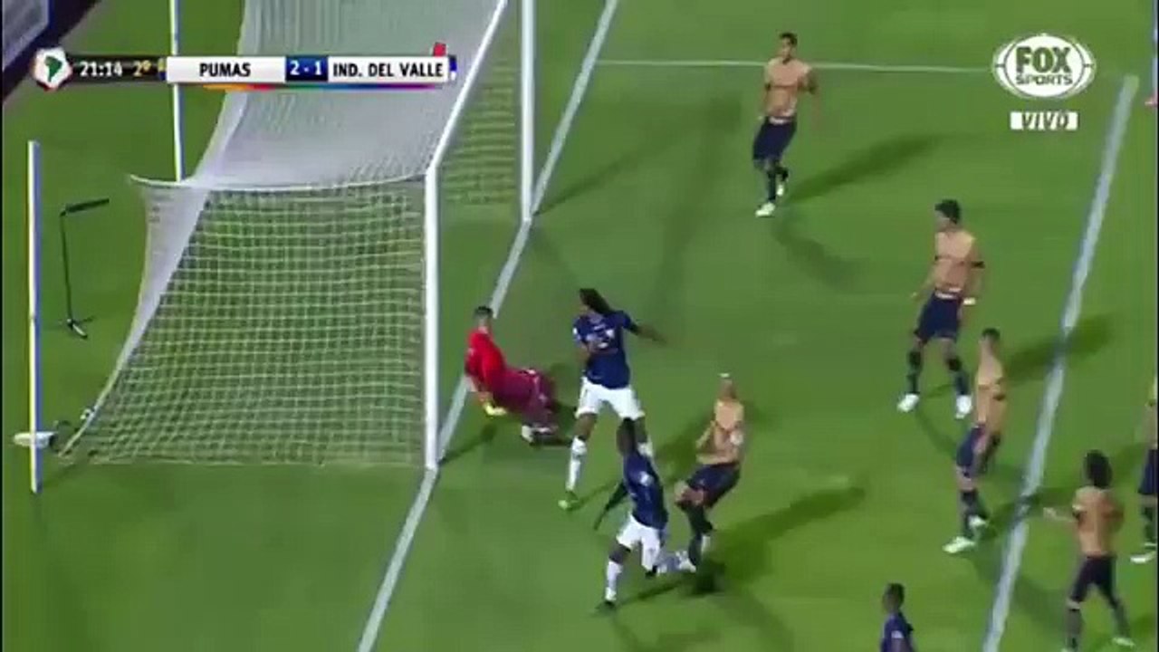 Junior Sornoza Goal ~ Pumas vs Independiente del Valle 2-1