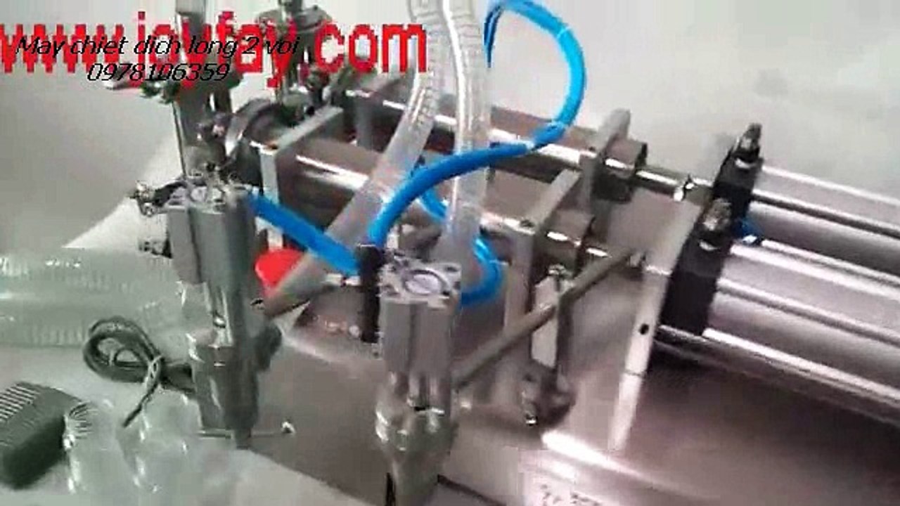 Máy chiết rót dịch lỏng 1 vòi 2 vòi, máy chiết rót sữa tắm, máy chiết dầu gội đầu, máy chiết rót hai vòi