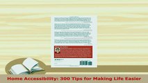 Download  Home Accessibility 300 Tips for Making Life Easier  EBook