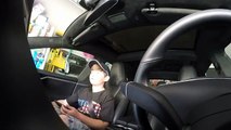Tesla Model S - Dad Pranks His Son With Summon