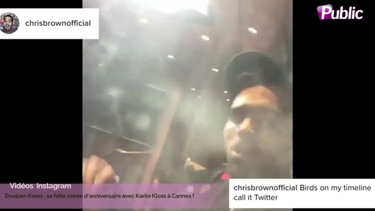 Chris Brown : Il s’affiche avec une étrange cigarette !