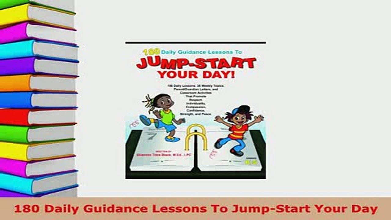 PDF  180 Daily Guidance Lessons To JumpStart Your Day  EBook
