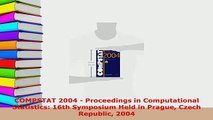Read  COMPSTAT 2004  Proceedings in Computational Statistics 16th Symposium Held in Prague Ebook Free