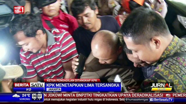 KPK Tetapkan 5 Tersangka Suap dalam OTT di Bengkulu