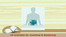 PDF  50 Activities for Coaching  Mentoring  EBook