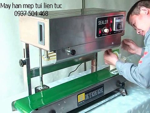 Máy hàn túi dạng đứng, máy ép bao có dịch nước, máy ép túi liên tục, máy ép bao liên tục FR900
