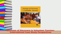 Download  Journeys of Discovery in Volunteer Tourism International Case Study Perspectives Free Books